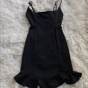 Lucy in the Sky black mini dress
